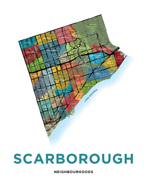 map of scarborough ontario.